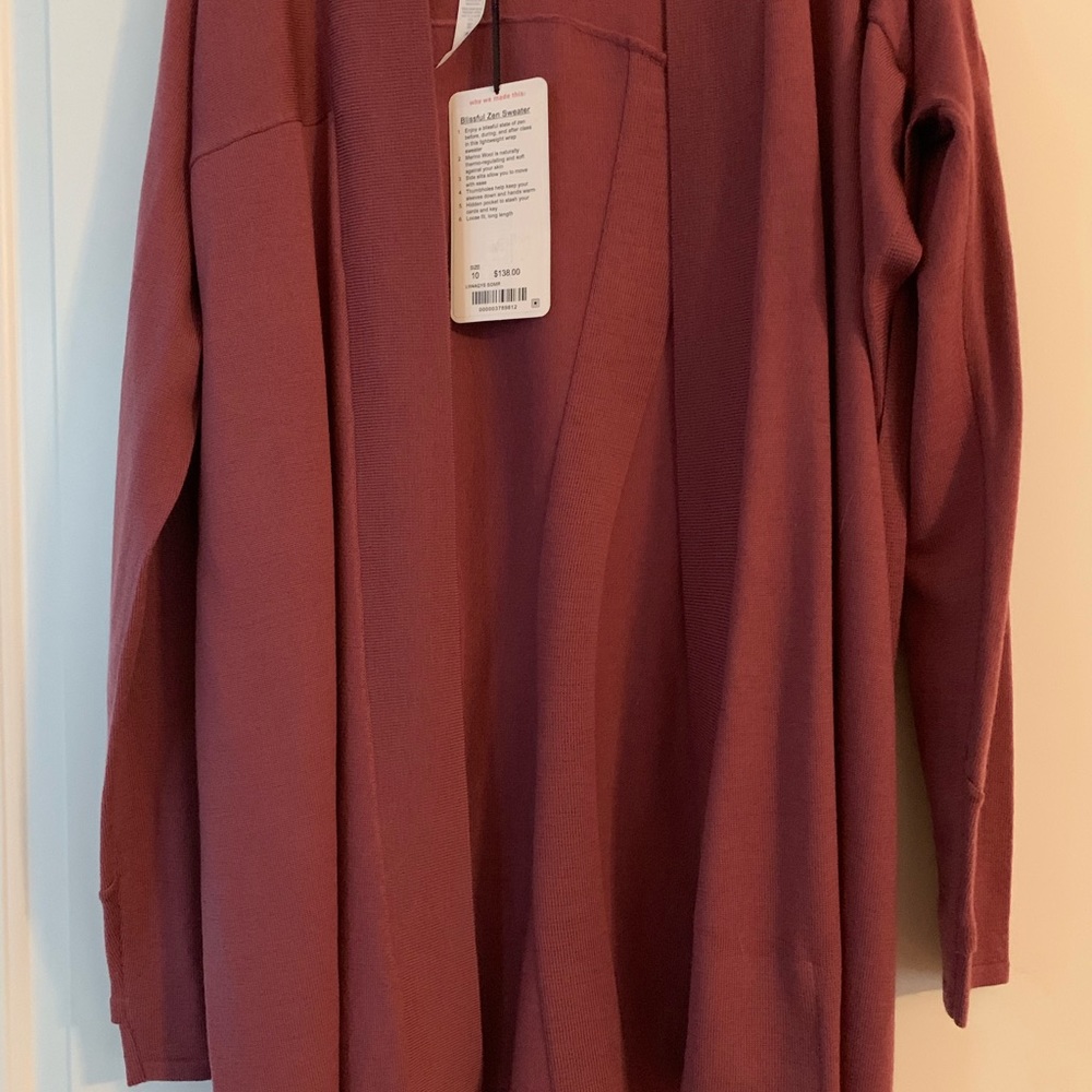 Lululemon blissfield zen sweater